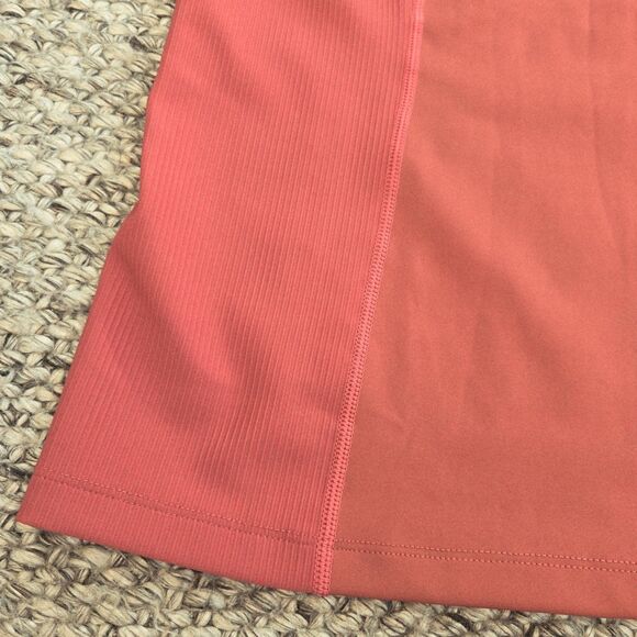 B Vertigo Women's Sz 12 Adara Cool Tech Training Shirt Mineral Red Coral SS NEW - Picture 4 of 12